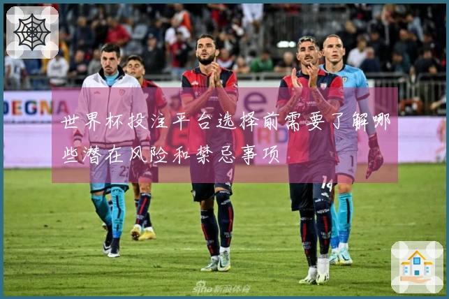 世界杯投注平台选择前需要了解哪些潜在风险和禁忌事项