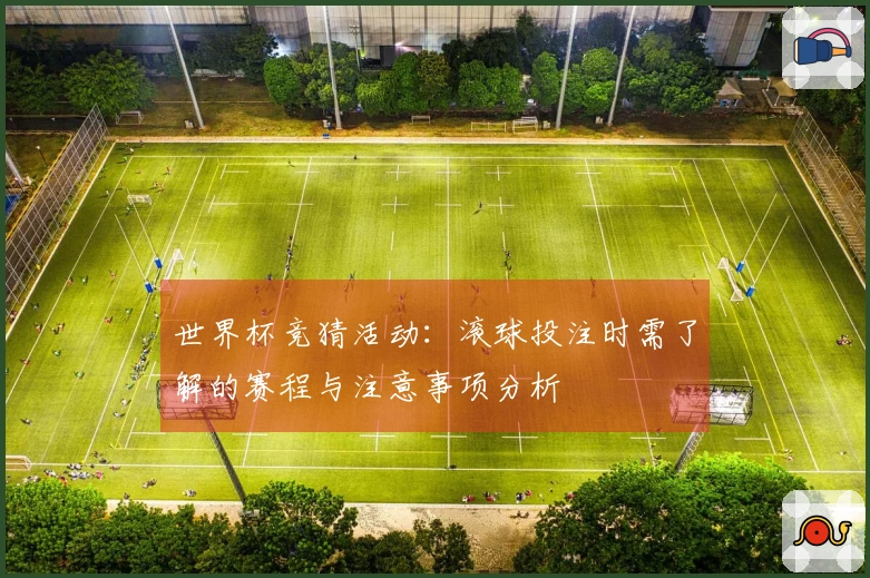 世界杯竞猜活动：滚球投注时需了解的赛程与注意事项分析