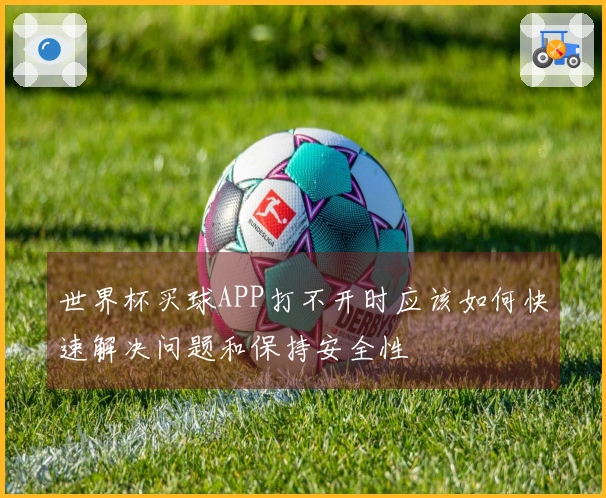世界杯买球APP打不开时应该如何快速解决问题和保持安全性
