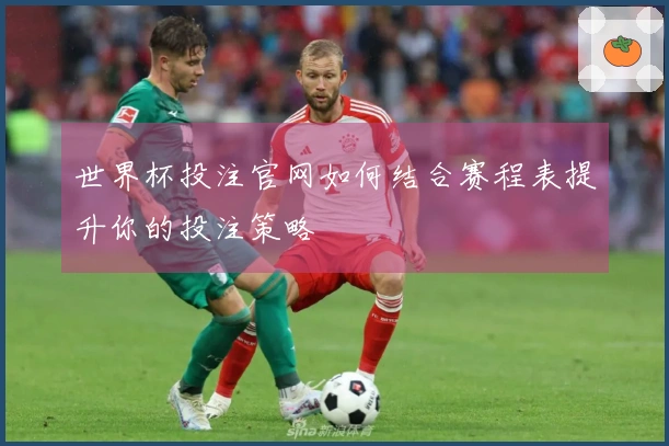 世界杯投注官网如何结合赛程表提升你的投注策略